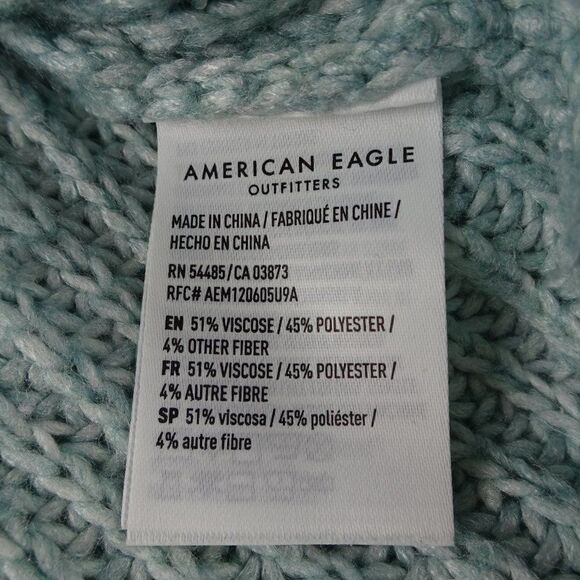 American Eagle Light Blue Women Sweater Size S - Picture 8 of 10